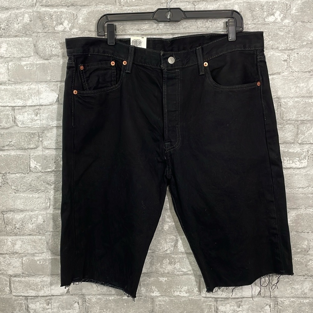 Levi’s Black 501 Cutoff Shorts